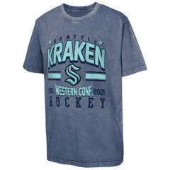 Seattle Kraken Youth Sure Short T-Shirt - Navy - NHL
