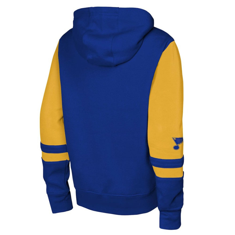 St. Louis Blues Youth Face Off Full-Zip Hoodie - Blue - NHL