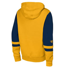 Nashville Predators Youth Face Off Full-Zip Hoodie - Gold - NHL