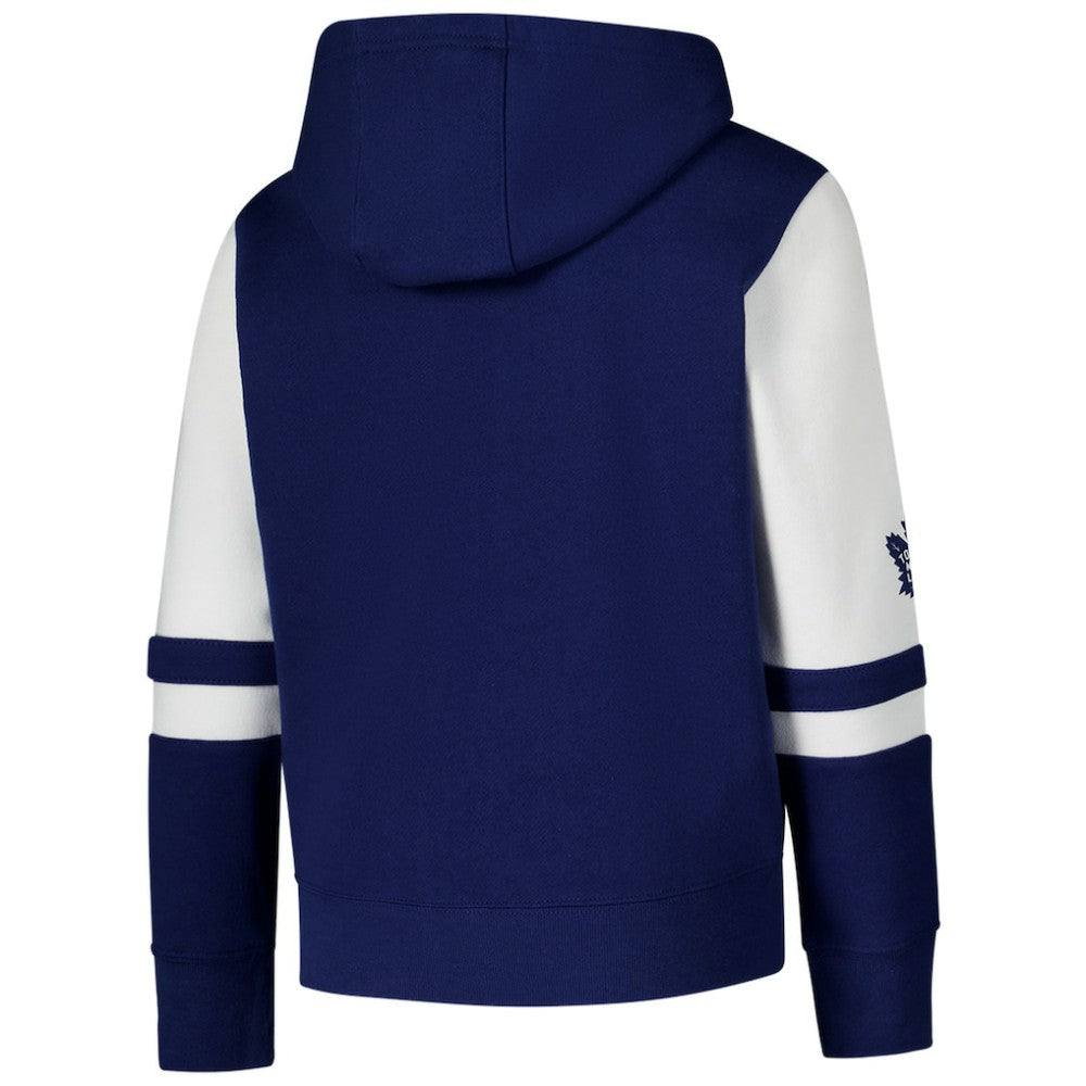 Toronto Maple Leafs Youth Face Off Full-Zip Hoodie - Blue - NHL