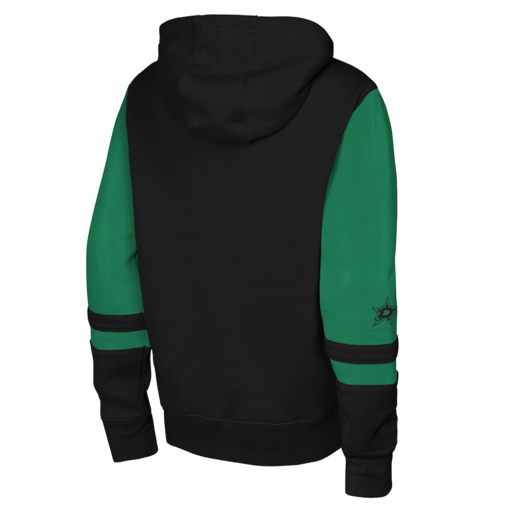 Dallas Stars Youth Face Off Full-Zip Hoodie - Black - NHL