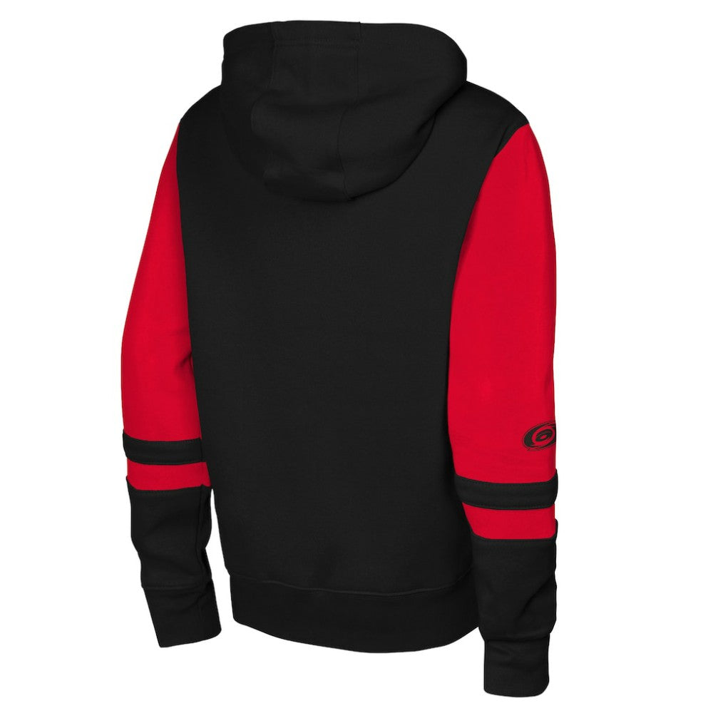 Carolina Hurricanes Youth Face Off Full-Zip Hoodie - Black - NHL