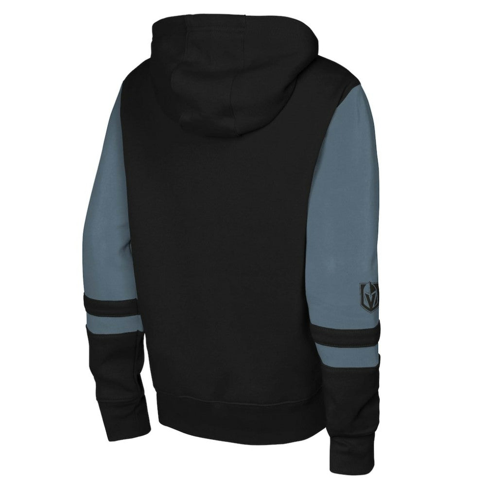 Vegas Golden Knights Youth Face Off Full-Zip Hoodie - Black - NHL
