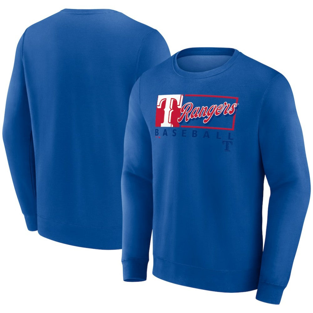 Texas Rangers Profile Big & Tall Pullover Sweatshirt - MLB