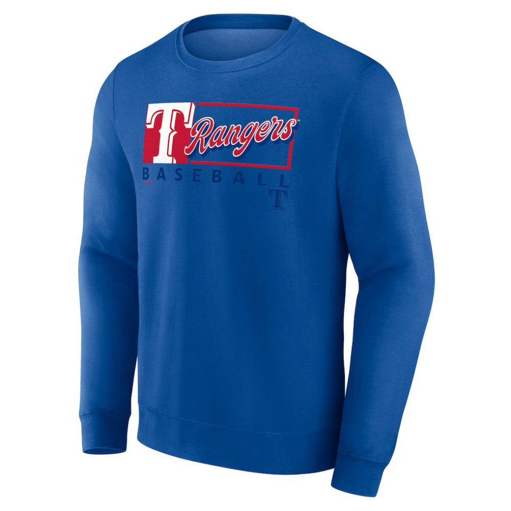 Texas Rangers Profile Big & Tall Pullover Sweatshirt - MLB