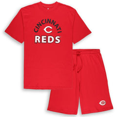 Cincinnati Reds Profile Big & Tall T-Shirt & Shorts Combo Set Shorts - MLB