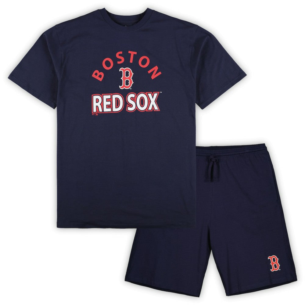 Boston Red Sox Profile Big & Tall T-Shirt & Shorts Combo Set Shorts - MLB