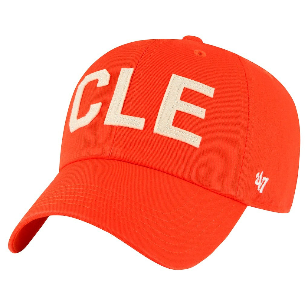 Cleveland Browns '47 Women's Finely Clean Up Adjustable Hat Orange | 47 brand