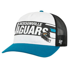 Jacksonville Jaguars '47 Youth Trucker Adjustable Hat White/Teal | 47 brand