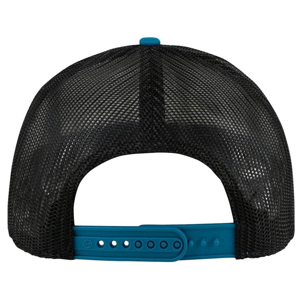 Jacksonville Jaguars '47 Youth Trucker Adjustable Hat White/Teal | 47 brand