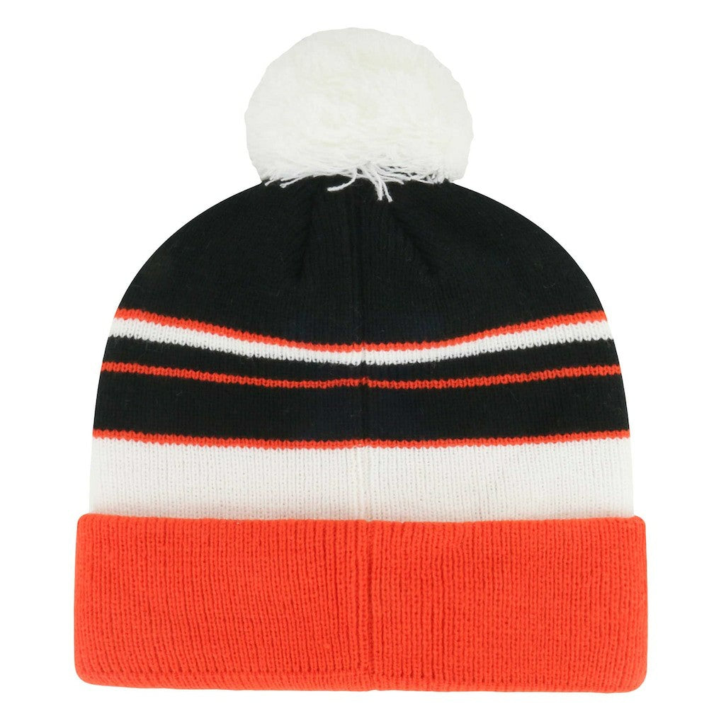 Cincinnati Bengals '47 Youth Peewee Cuffed Knit Hat with Pom Black/Orange | 47 brand