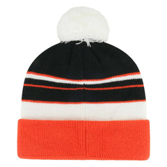 Cincinnati Bengals '47 Youth Peewee Cuffed Knit Hat with Pom Black/Orange | 47 brand