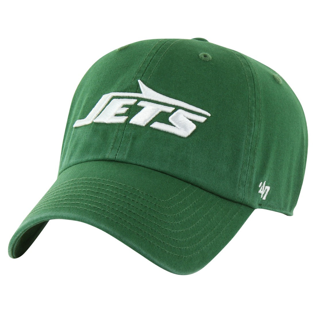 New York Jets '47 Youth Logo Clean Up Adjustable Hat Green | 47 brand