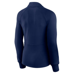 New York Yankees Fanatics Women's Elements Raglan Tri-Blend Quarter-Zip Top - MLB