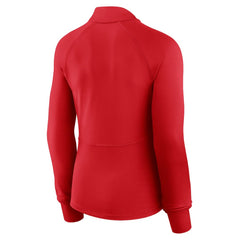 Philadelphia Phillies Fanatics Women's Elements Raglan Tri-Blend Quarter-Zip Top - MLB