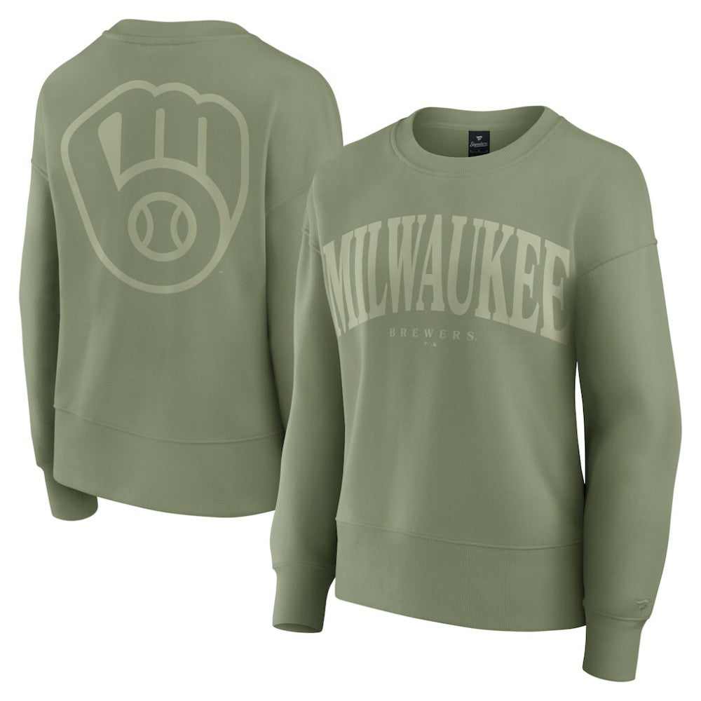 Milwaukee Brewers Fanatics Women's Elements Flow Pullover Sweatshirt - MLB