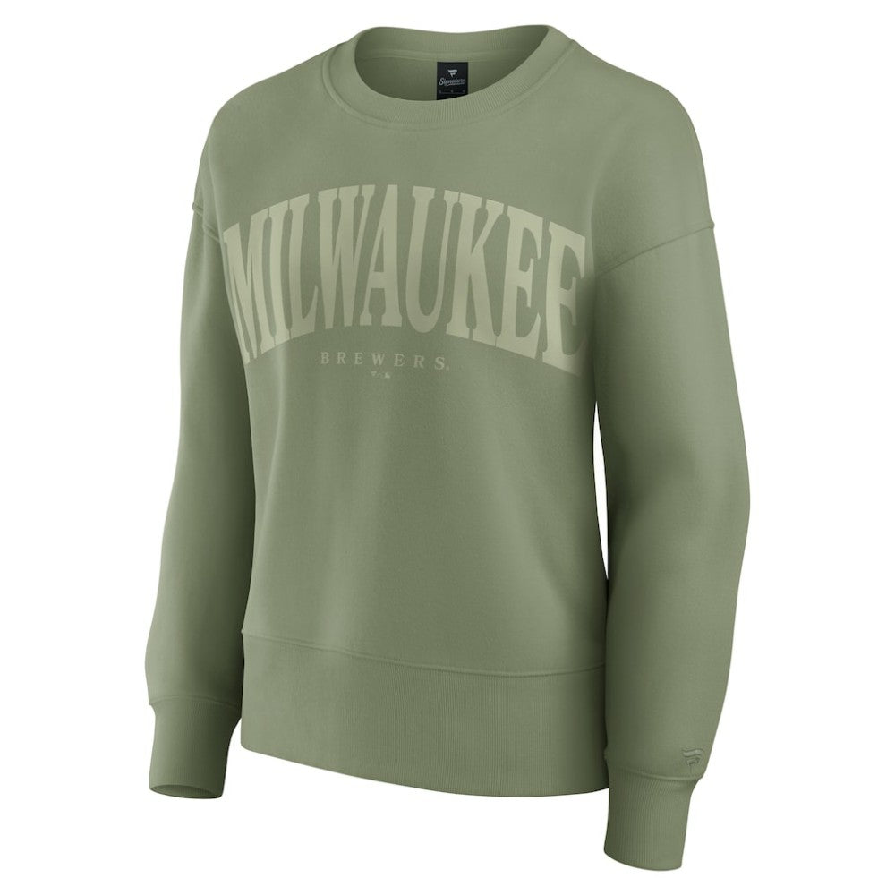 Milwaukee Brewers Fanatics Women's Elements Flow Pullover Sweatshirt - MLB