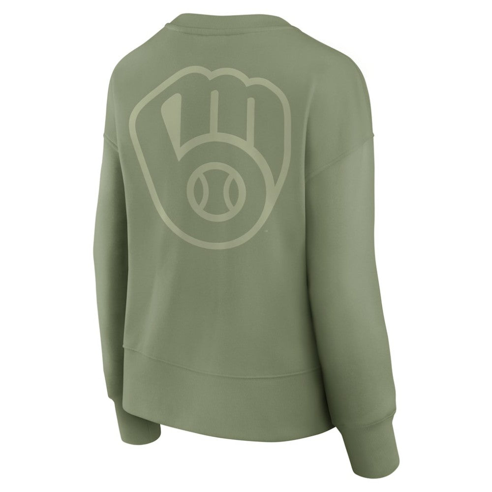 Milwaukee Brewers Fanatics Women's Elements Flow Pullover Sweatshirt - MLB