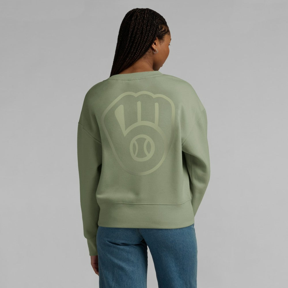 Milwaukee Brewers Fanatics Women's Elements Flow Pullover Sweatshirt - MLB