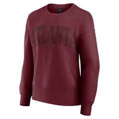 Atlanta Braves Fanatics Women's Elements Flow Pullover Sweatshirt - MLB