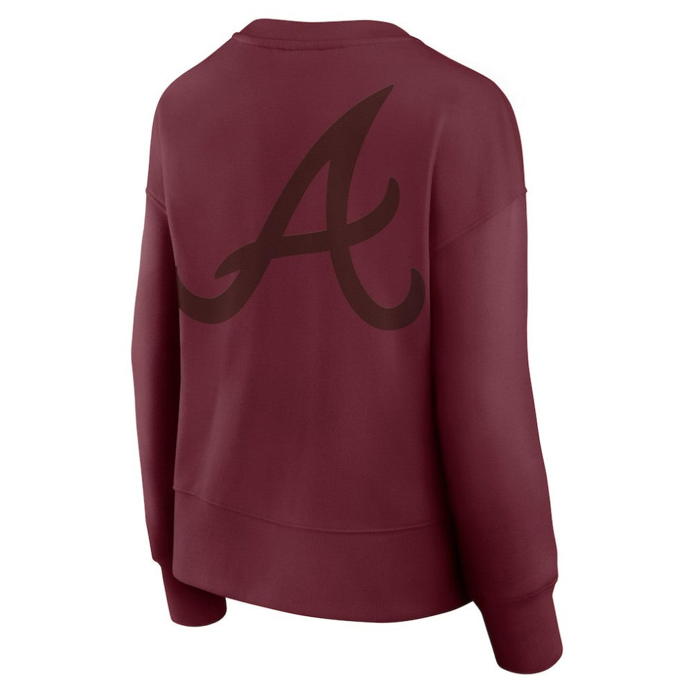 Atlanta Braves Fanatics Women's Elements Flow Pullover Sweatshirt - MLB