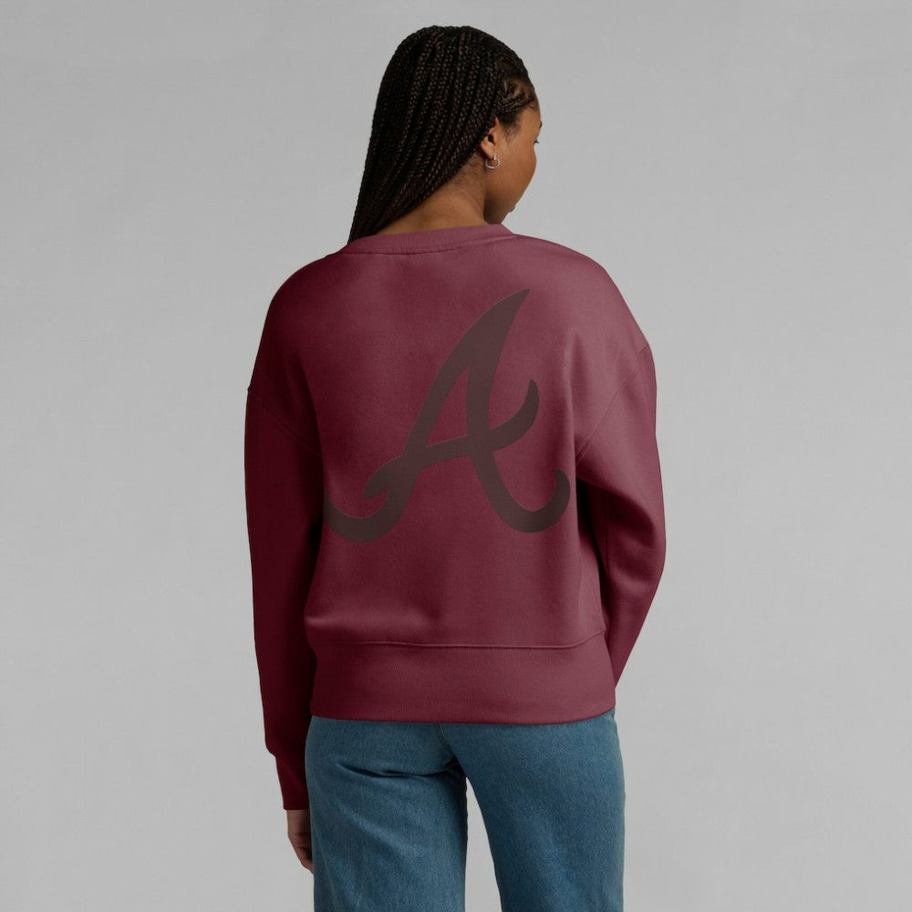 Atlanta Braves Fanatics Women's Elements Flow Pullover Sweatshirt - MLB