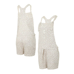 Cleveland Guardians Concepts Sport Women's Montana Hacci Knit Romper Overalls - MLB