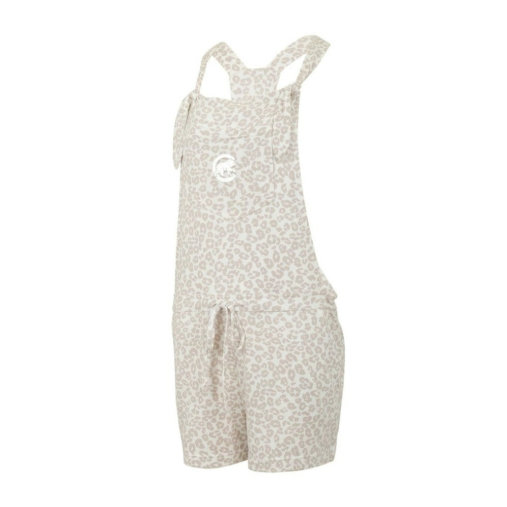 Chicago Cubs Concepts Sport Women's Montana Hacci Knit Romper Overalls - MLB