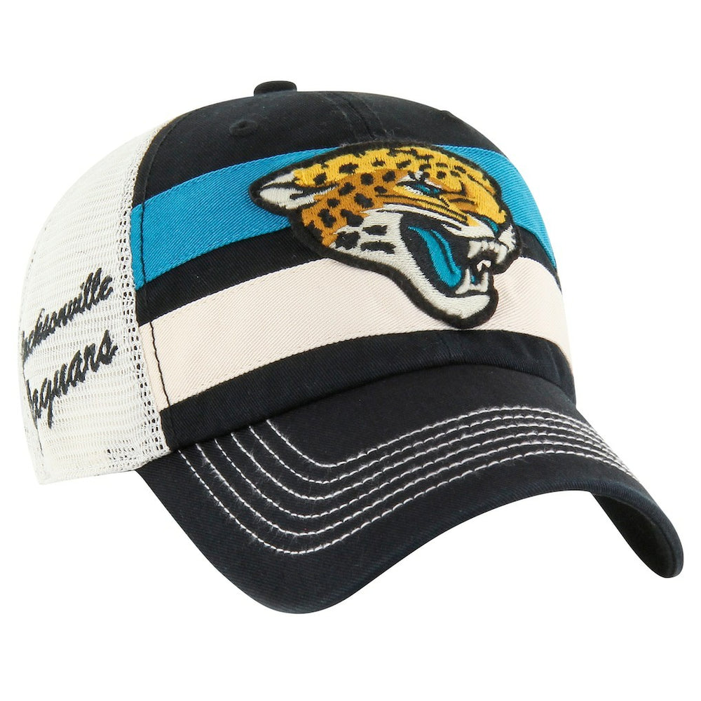Jacksonville Jaguars '47 Clubhouse Boon Clean-Up Trucker Adjustable Hat Black | 47 brand
