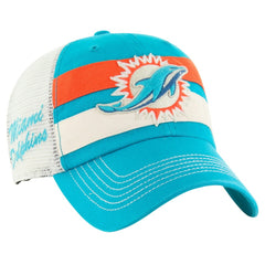 Miami Dolphins '47 Clubhouse Boon Clean-Up Trucker Adjustable Hat Aqua | 47 brand