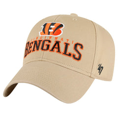 Cincinnati Bengals '47 Powell MVP Adjustable Hat Khaki | 47 brand