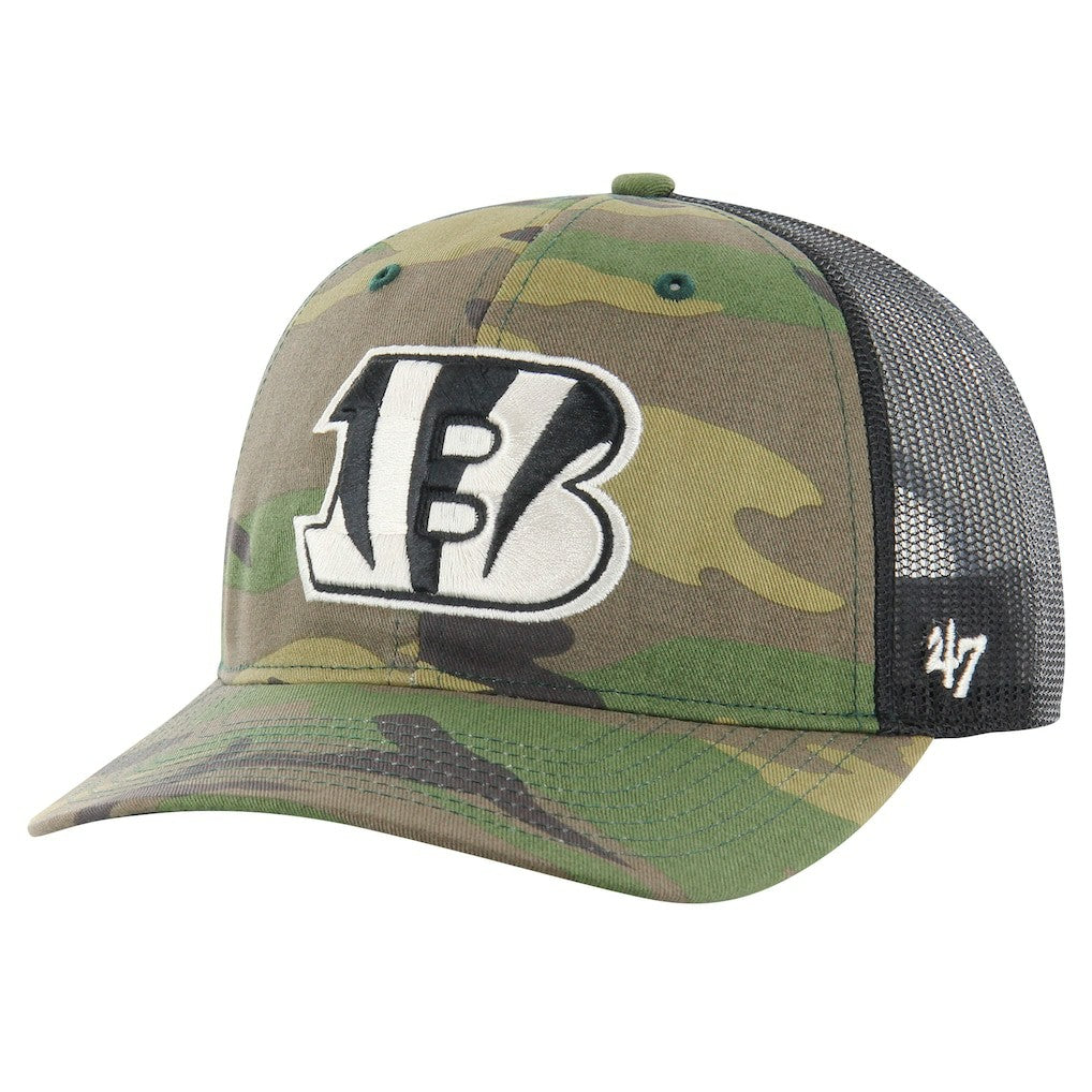 Cincinnati Bengals '47 Trucker Adjustable Hat Camo | 47 brand