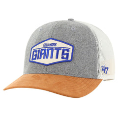 New York Giants '47 Drover Trucker Adjustable Hat Heather Gray/Tan | 47 brand