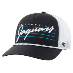 Jacksonville Jaguars '47 Downburst Relaxed Hitch Trucker Adjustable Hat Black/White | 47 brand