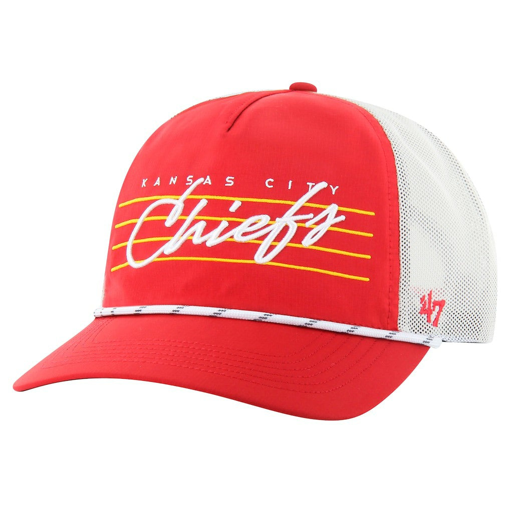 Kansas City Chiefs '47 Downburst Relaxed Hitch Trucker Adjustable Hat Red/White | 47 brand
