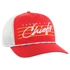 Kansas City Chiefs '47 Downburst Relaxed Hitch Trucker Adjustable Hat Red/White | 47 brand
