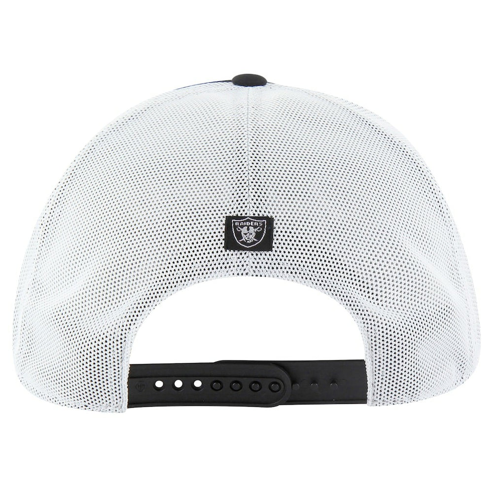 Las Vegas Raiders '47 Downburst Relaxed Hitch Trucker Adjustable Hat Black/White | 47 brand