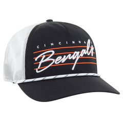 Cincinnati Bengals '47 Downburst Relaxed Hitch Trucker Adjustable Hat Black/White | 47 brand