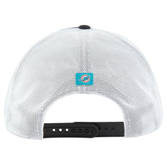 Miami Dolphins '47 Downburst Relaxed Hitch Trucker Adjustable Hat Black/White | 47 brand