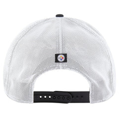Pittsburgh Steelers '47 Downburst Relaxed Hitch Trucker Adjustable Hat Black/White | 47 brand