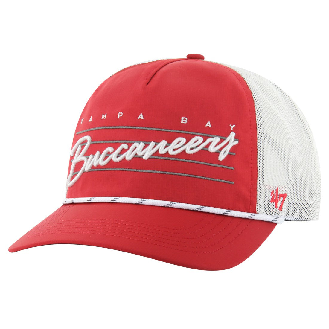 Tampa Bay Buccaneers '47 Downburst Relaxed Hitch Trucker Adjustable Hat Red/White | 47 brand