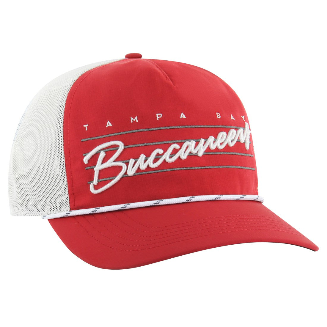 Tampa Bay Buccaneers '47 Downburst Relaxed Hitch Trucker Adjustable Hat Red/White | 47 brand