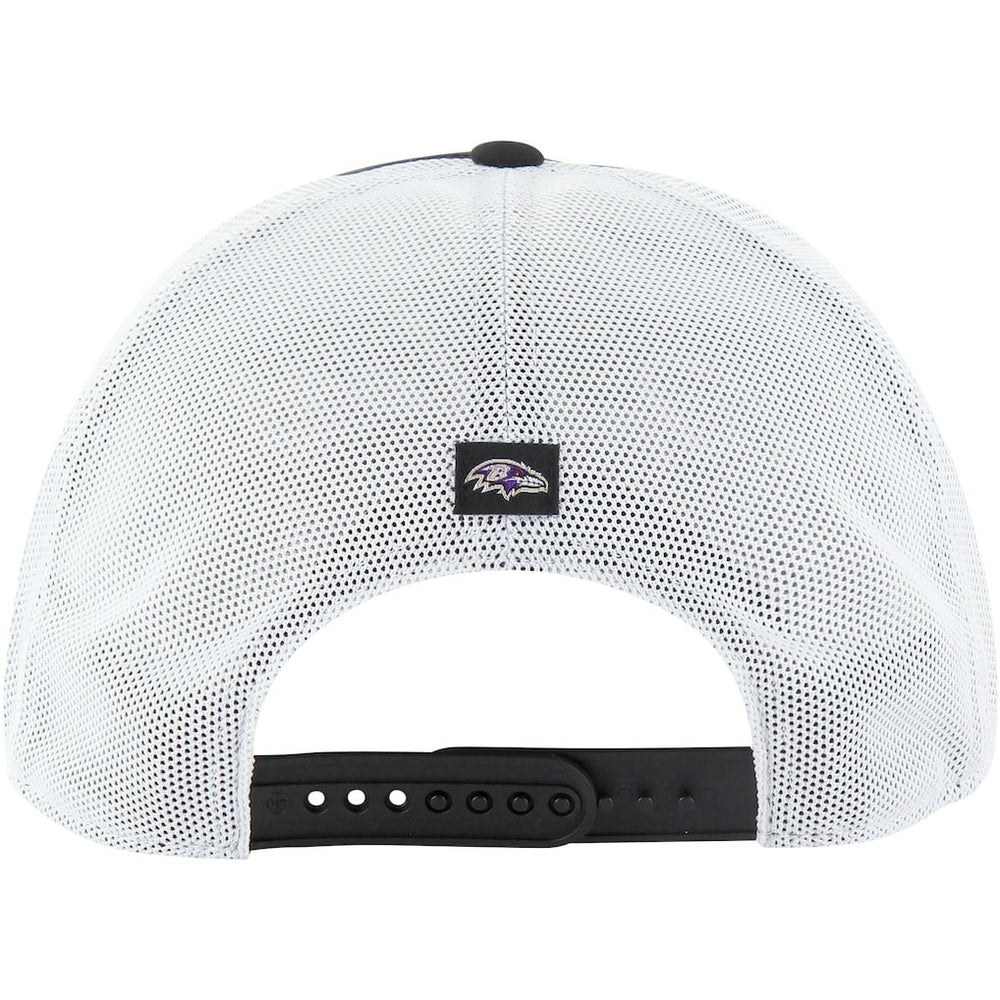 Baltimore Ravens '47 Downburst Relaxed Hitch Trucker Adjustable Hat Black/White | 47 brand
