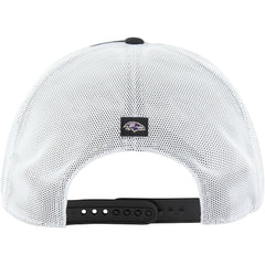 Baltimore Ravens '47 Downburst Relaxed Hitch Trucker Adjustable Hat Black/White | 47 brand