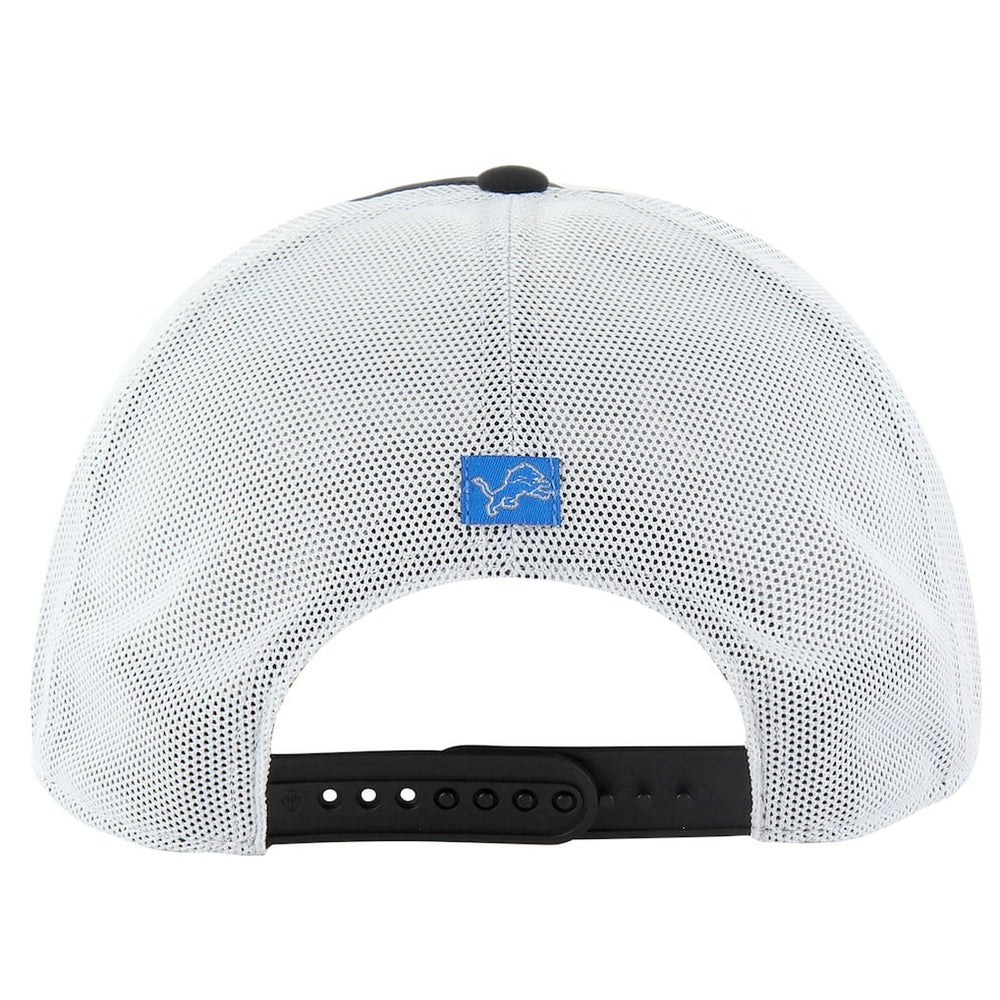 Detroit Lions '47 Downburst Relaxed Hitch Trucker Adjustable Hat Black/White | 47 brand