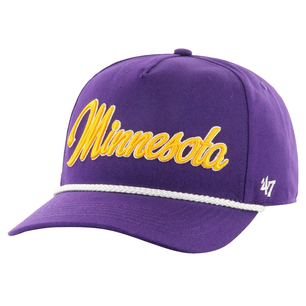 Minnesota Vikings '47 Overhand Hitch Adjustable Hat Purple | 47 brand
