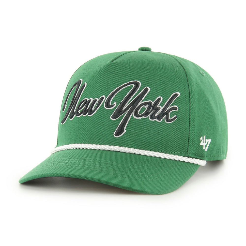 New York Jets '47 Overhand Hitch Adjustable Hat Green | 47 brand