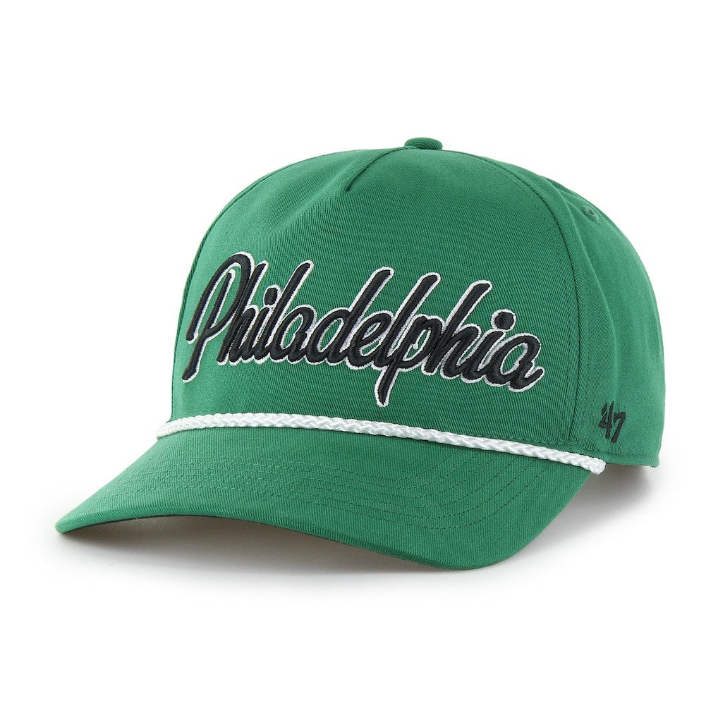 Philadelphia Eagles '47 Overhand Hitch Adjustable Hat Kelly Green | 47 brand