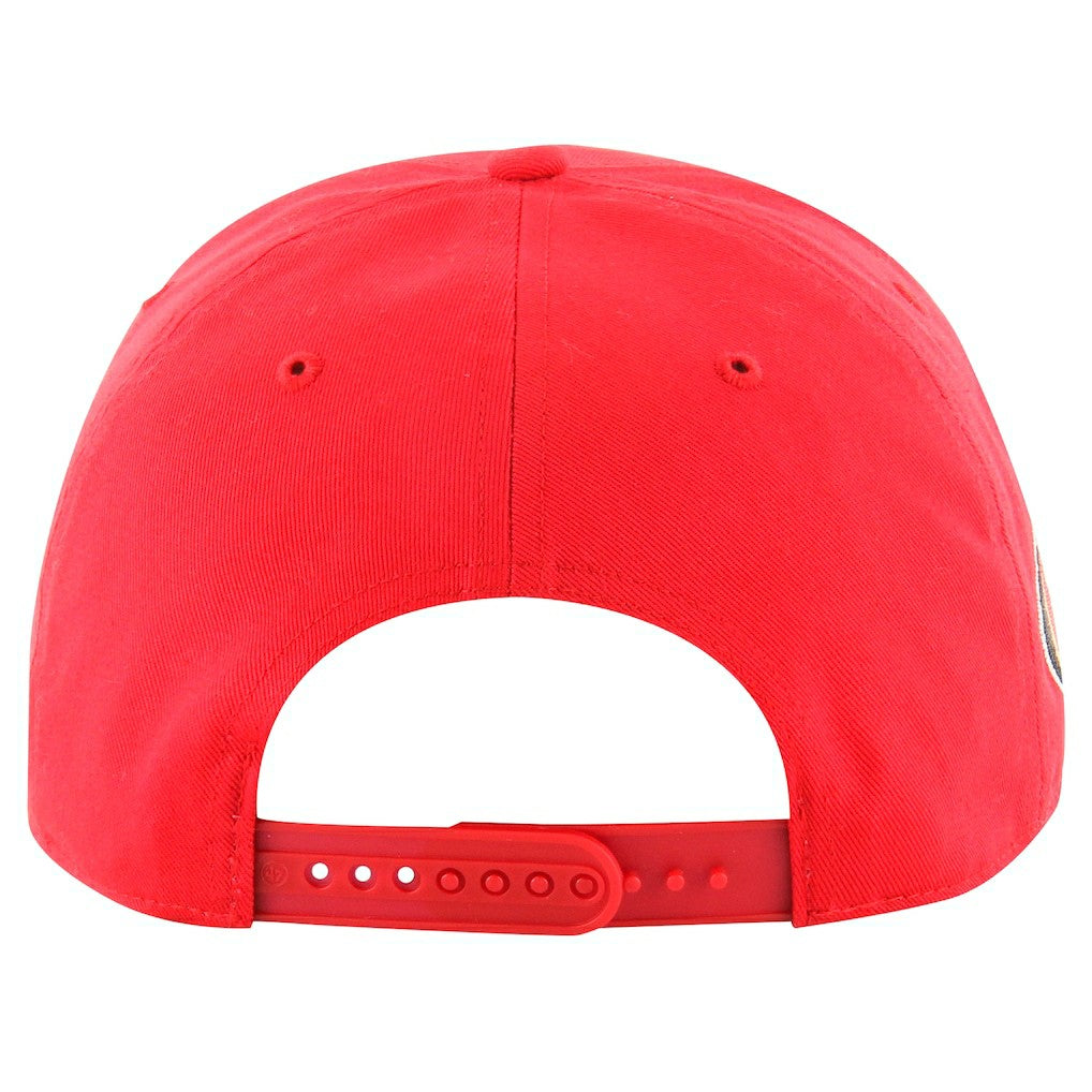 San Francisco 49ers '47 Overhand Hitch Adjustable Hat Scarlet | 47 brand
