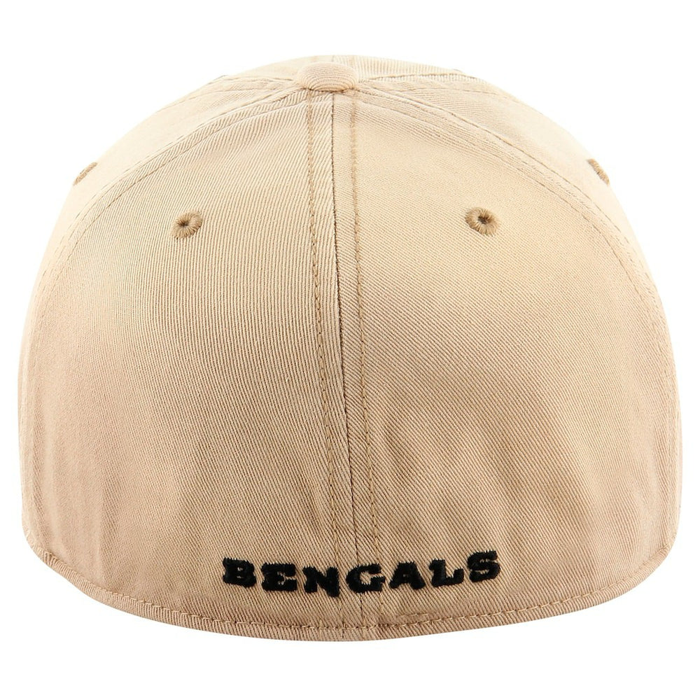 Cincinnati Bengals '47 Dusted Relaxed Franchise Fitted Hat Khaki | 47 brand